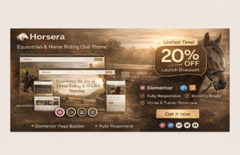 Horsera – Equestrian & Horse Riding Club WordPress Theme Horse